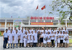 Đoàn cán bộ chủ chốt Trung tâm Y tế huyện Tân Kỳ tham quan trao đổi kinh nghiệm tại Bệnh viện Việt Nam-Thụy Điển Uông Bí