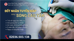 RFA tuyến giáp – Công nghệ tiên tiến giúp điều trị an toàn, phục hồi nhanh
