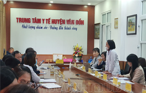 Hoàn thành chuyển giao gói báo cáo sự cố y khoa cho TTYT Huyện Vân Đồn