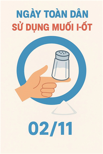 Ngày toàn dân sử dụng muối i-ốt (02/11)
