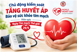 Chủ động kiểm soát tăng huyết áp, bảo vệ sức khỏe tim mạch