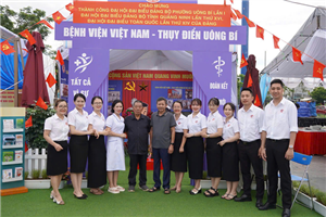 BỆNH VIỆN VIỆT NAM – THỤY ĐIỂN UÔNG BÍ XUẤT SẮC ĐẠT GIẢI NHÌ TẠI HỘI TRẠI PHƯỜNG UÔNG BÍ