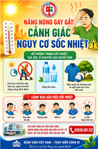 Nắng nóng gay gắt: cảnh giác với nguy cơ sốc nhiệt