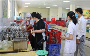 Đoàn công tác Bệnh viện đa khoa huyện Thủy Nguyên tham quan trao đổi kinh nghiệm về hoạt động dinh dưỡng tại Bệnh viện