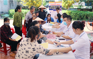 Khám sàng lọc cho hơn 1.000 lượt người dân Huyện Tiên Yên trong chương trình khám chữa bệnh nhân đạo năm 2023