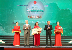 Vinh dự đạt Giải Nhì Cuộc thi Cơ sở y tế không khói thuốc lá lần thứ I