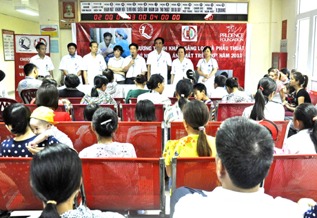 Khai mạc chương trình Vì nụ cười- ánh mắt trẻ thơ tại Bệnh viện Việt Nam- Thụy Điển Uông Bí