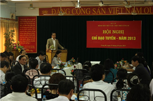 Hội nghị Chỉ đạo tuyến năm 2013