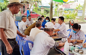 Chương trình khám sàng lọc một số bệnh thường gặp tại phường Thanh Sơn