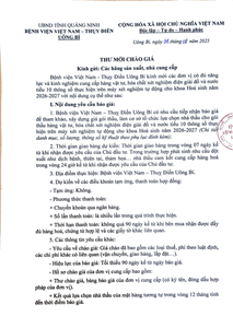 Thư mời chào giá ngày 01/8/2025 đơn vị cung cấp hàng vật tư, hóa chất xét nghiệm điện giải đồ và nước tiểu 10 thông số thực hiện trên máy xét nghiệm tự động cho khoa Hóa sinh năm 2026 - 2027