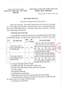 Thư mời chào giá ngày 01/10/2025 đơn vị cung cấp dịch vụ thuê máy siêu âm phục vụ hợp đồng khám sức khỏe công ty Nhiệt điện Uông Bí - Chi nhánh Tổng công ty Phát điện 1 của Bệnh viện