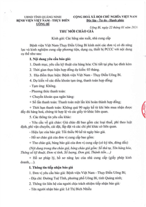 Thư mời chào giá ngày 22/01/2026 đơn vị cung cấp phương tiện, dụng cụ, thiết bị PCCC