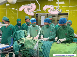 Vượt tuyến hỗ trợ phẫu thuật, cứu sống nam thanh niên bị vết thương thấu phổi nguy kịch