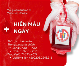 Kêu gọi cộng đồng tham gia hiến máu tình nguyện