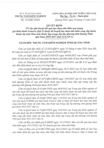 Quyết định về việc phê duyệt kết quả lựa chọn nhà thầu qua mạng gói thầu thuốc Generic (đợt 2) thuộc kế hoạch lựa chọn nhà thầu cung cấp thuốc thuộc dự án toán Mua sắm thuốc tập trung cấp địa phương tỉnh Quảng Ninh giai đoạn 2025-2027 (đợt 2) (Lần 1)