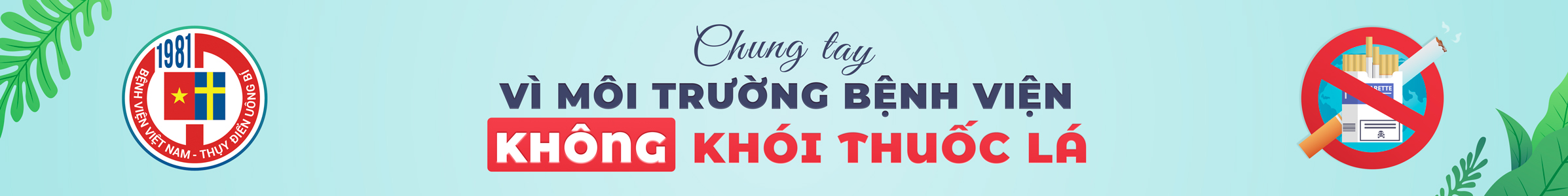 Chung tay vì môi trường bệnh viện không khói thuốc