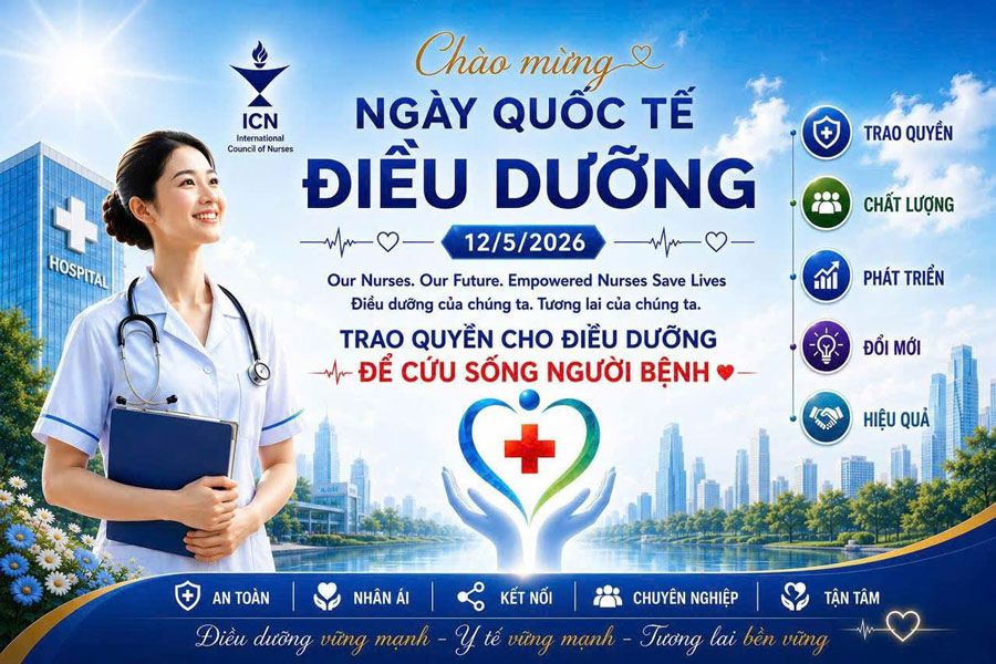 Chúc mừng Ngày Quốc tế Điều dưỡng 12/5