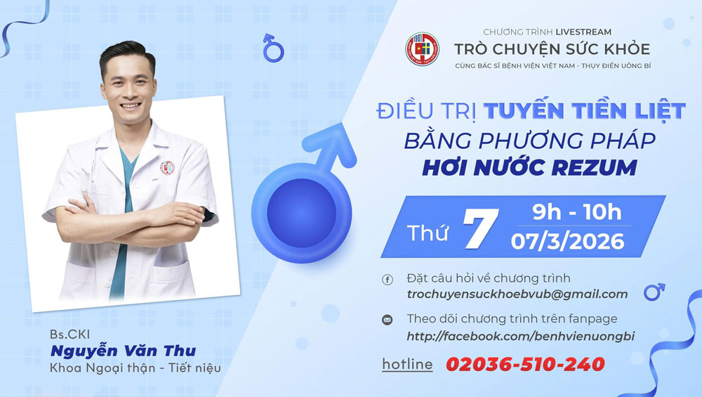 Chương trình tư vấn sức khỏe ngày 7/3/2026