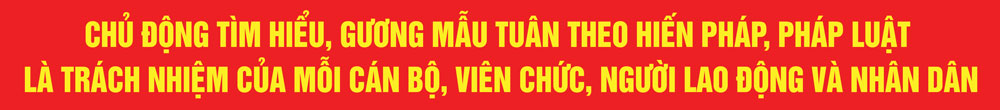 Hưởng ứng Ngày Pháp luật Việt Nam 
