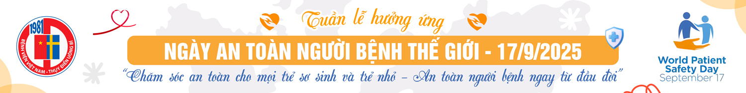 Hưởng ứng Ngày An toàn người bệnh Thế giới 17/9 năm 2025