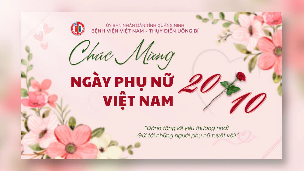 Chúc mừng ngày Phụ nữ Việt Nam 20/10