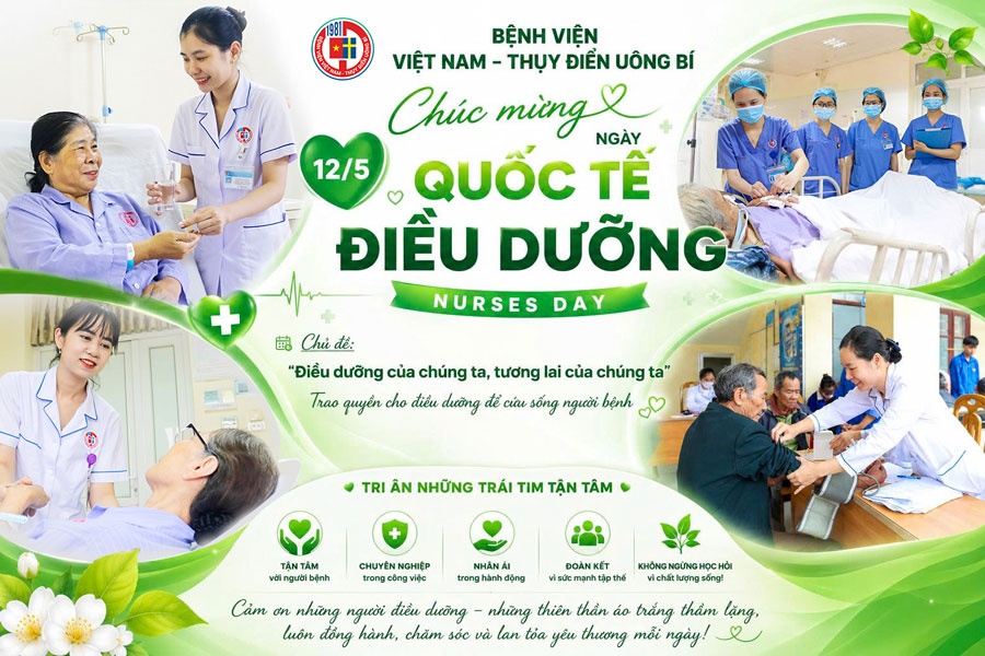 Chúc mừng Ngày Quốc tế Điều dưỡng 12/5