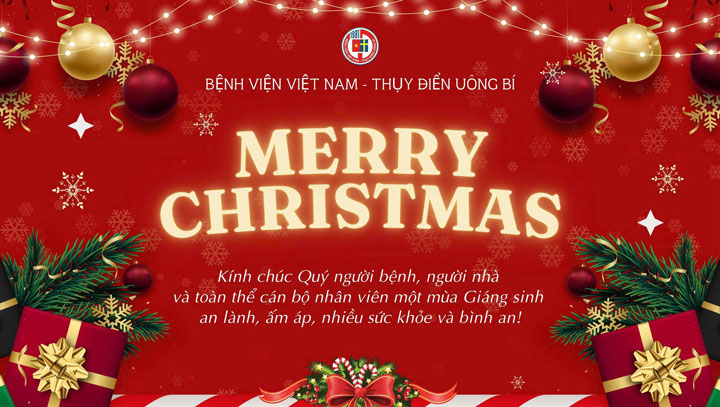 Chúc mừng Giáng Sinh ấp ám, an vui